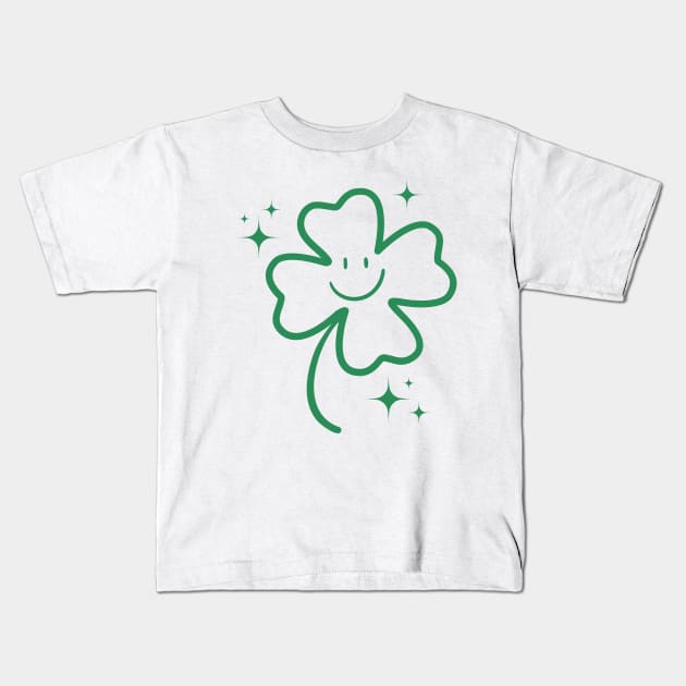 SMILE IT'S SAINT PATRICK'S Kids T-Shirt by Lolane